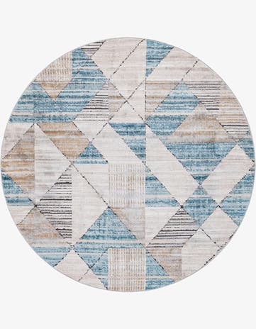 6' x 6' Leipzig Round Rug