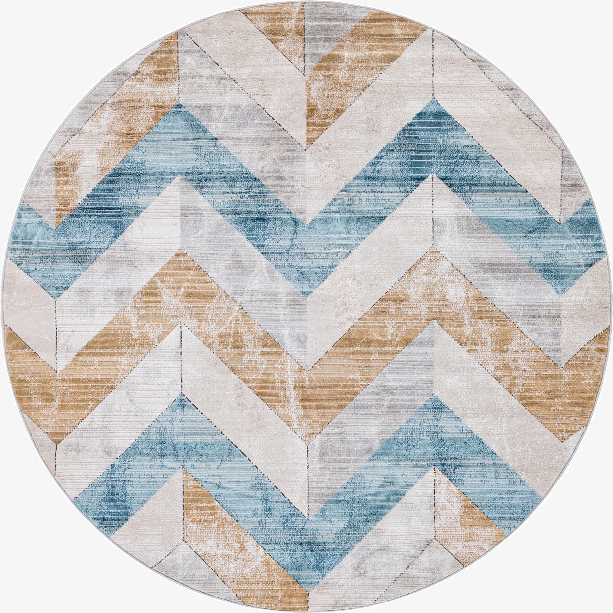 7' x 7' Leipzig Round Rug