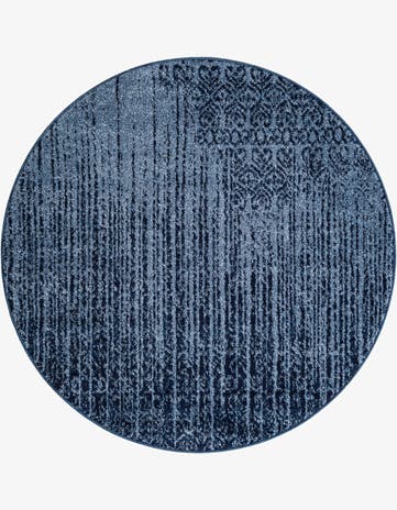 Blue Loft Round Rug