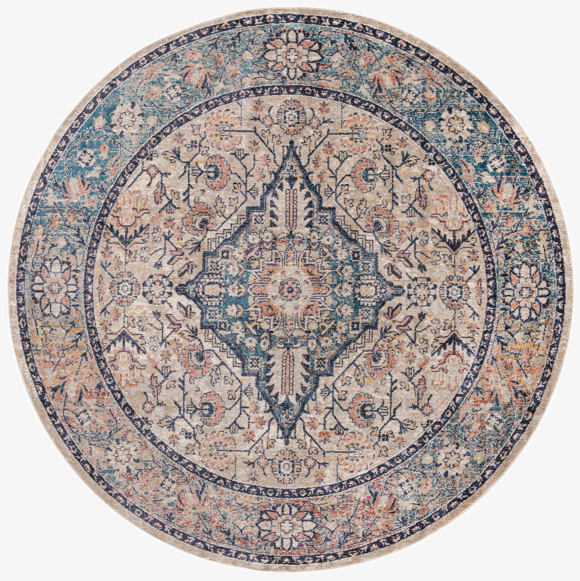 7' 10 x 7' 10 Lola Round Rug