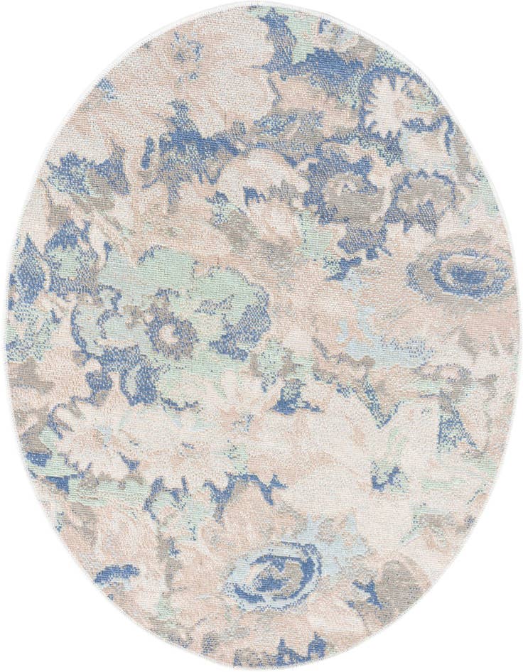 Detail image of 3' 3 x 3' 3 Lotus Round Rug