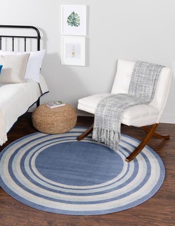 6' 1 x 6' 1 Lotus Round Rug