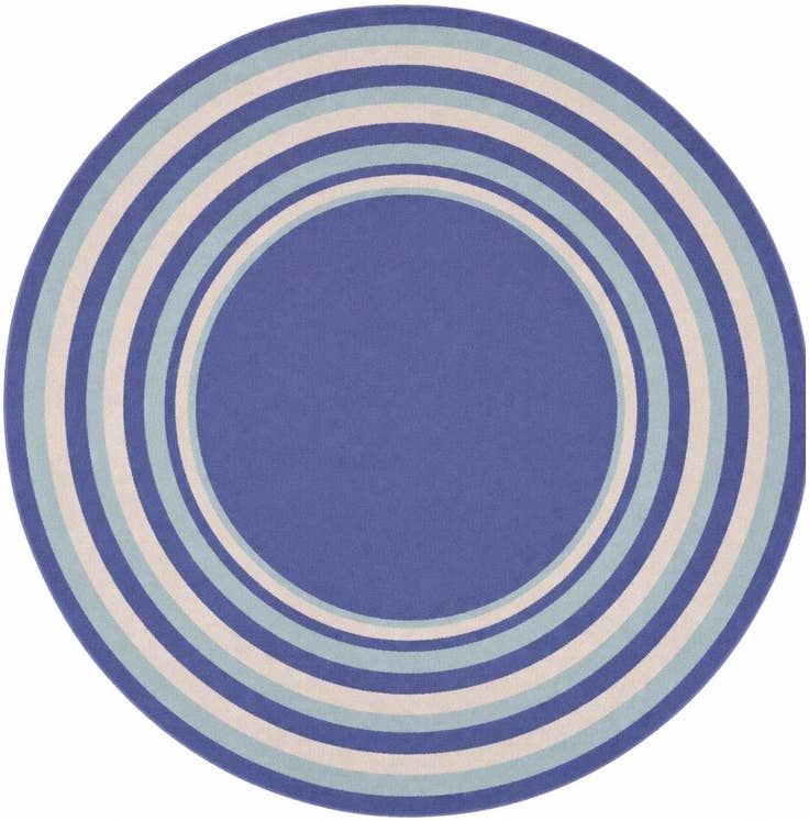 Detail image of 7' 10 x 7' 10 Lotus Round Rug