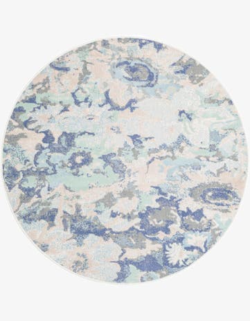 5' 3 x 5' 3 Lotus Round Rug