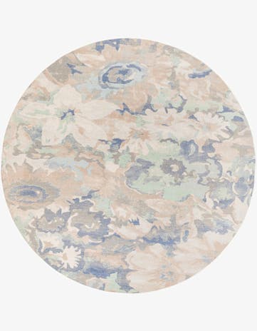 7' x 7' Lotus Round Rug