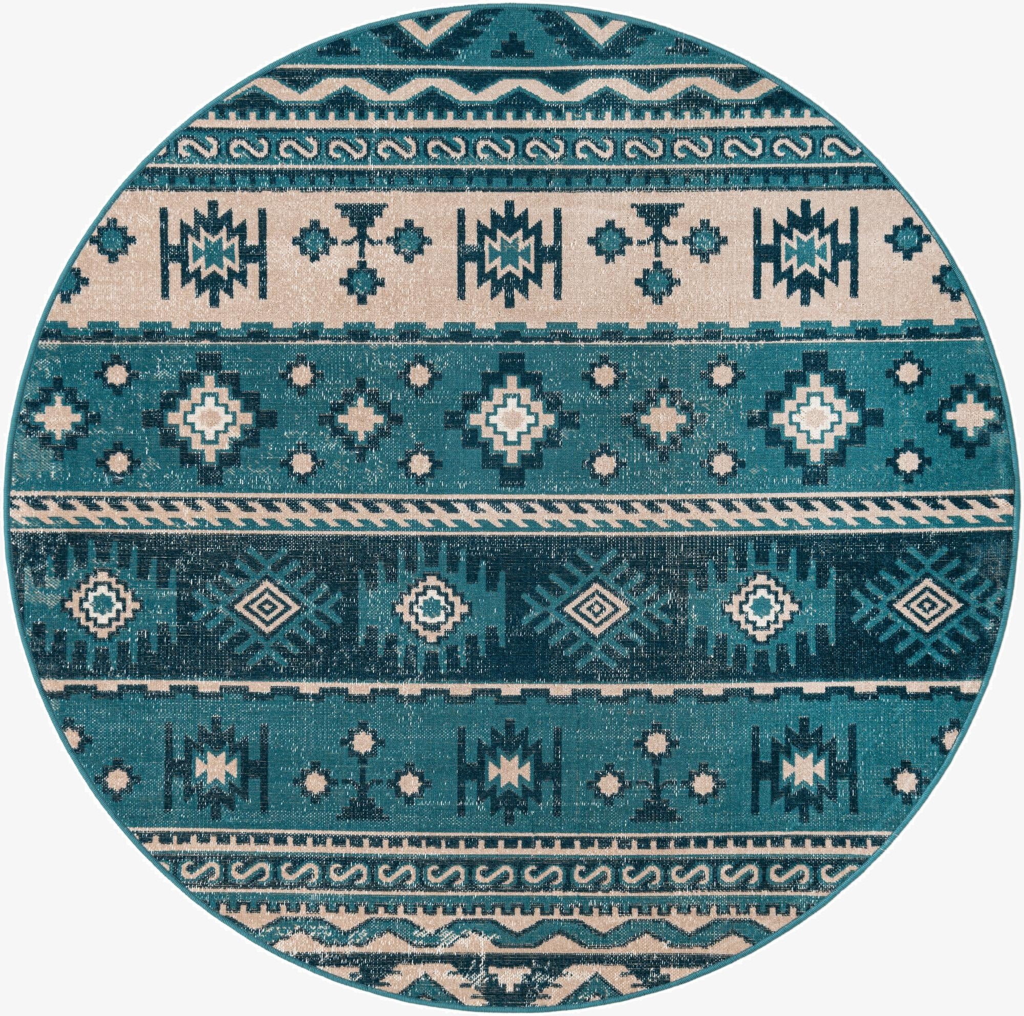 5' 3 x 5' 3 Lucerne Round Rug