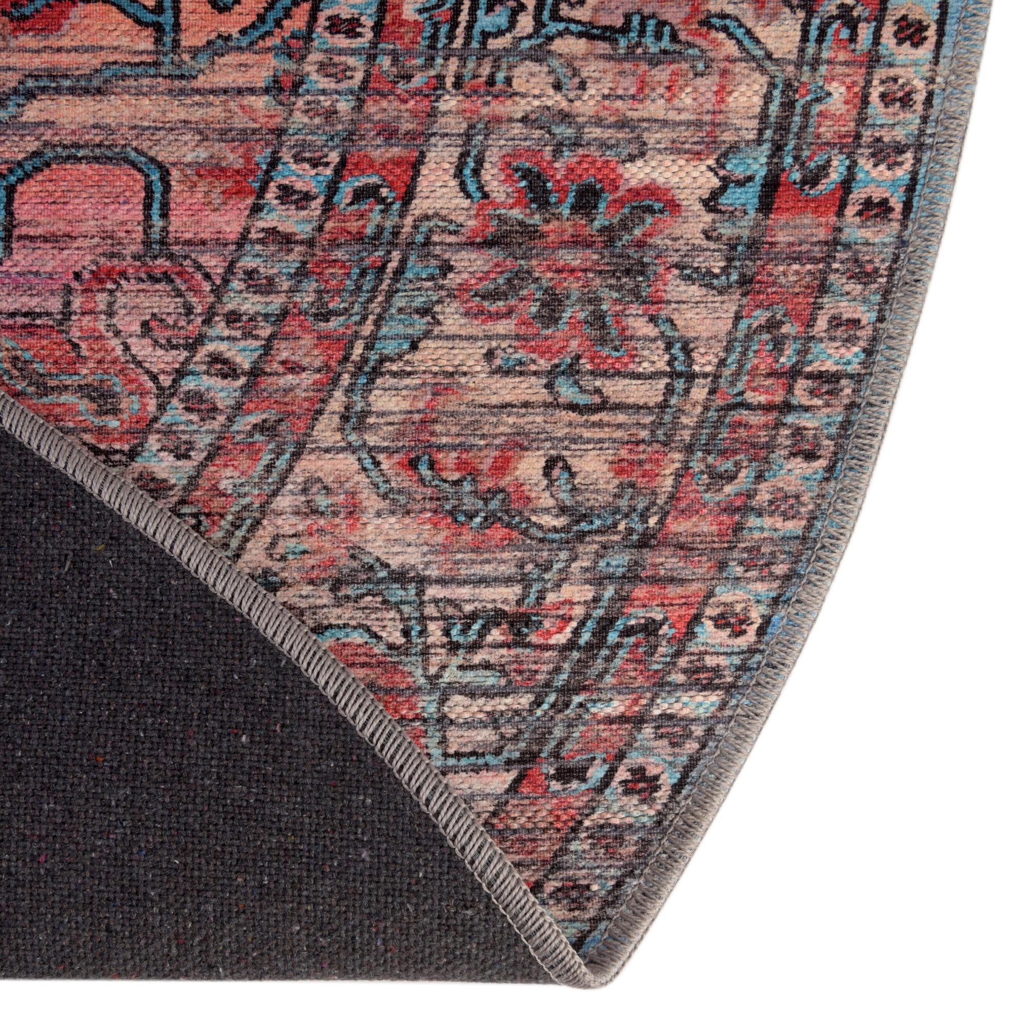 10' 6 x 10' 6 Washable Maahru Round Rug