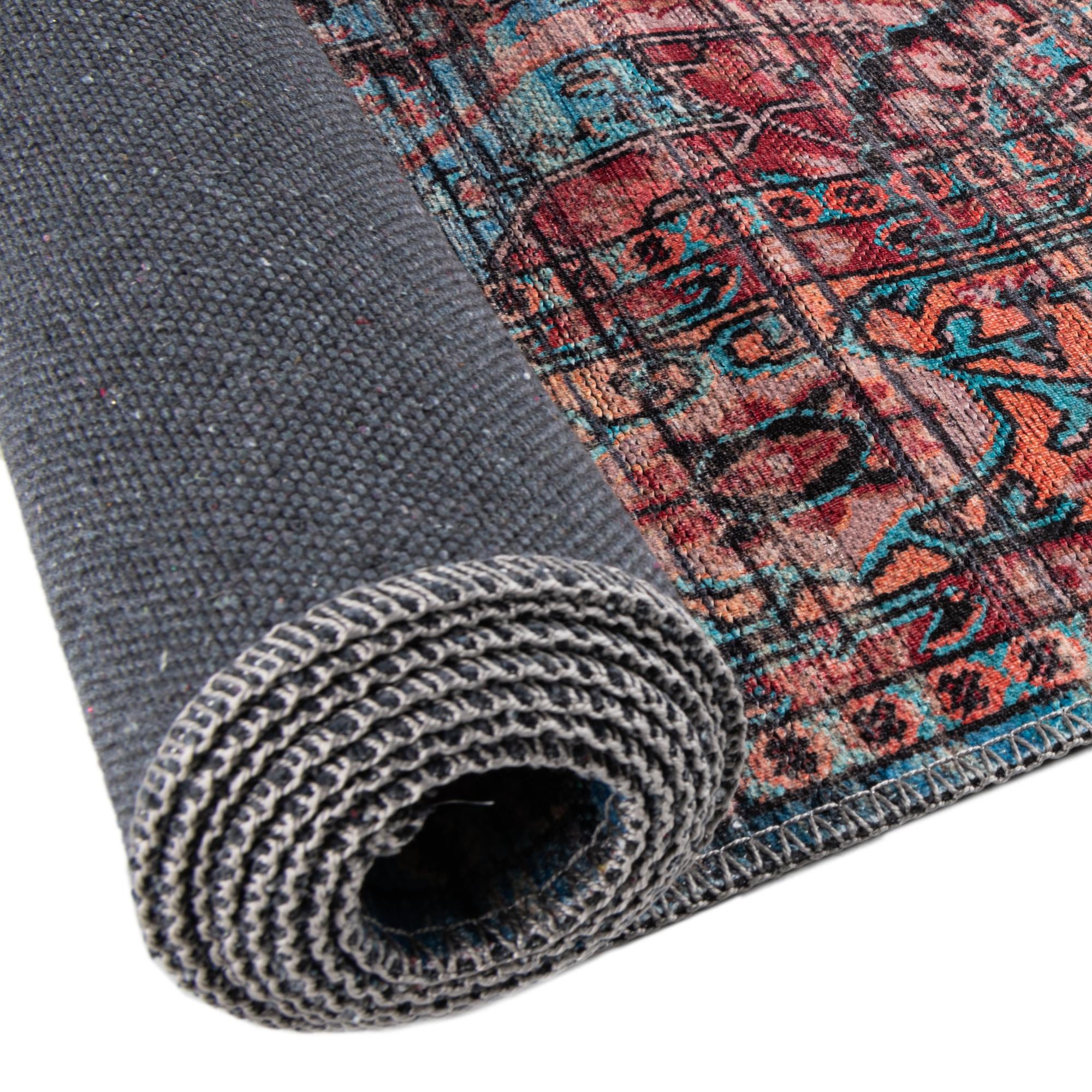 10' 6 x 10' 6 Washable Maahru Round Rug