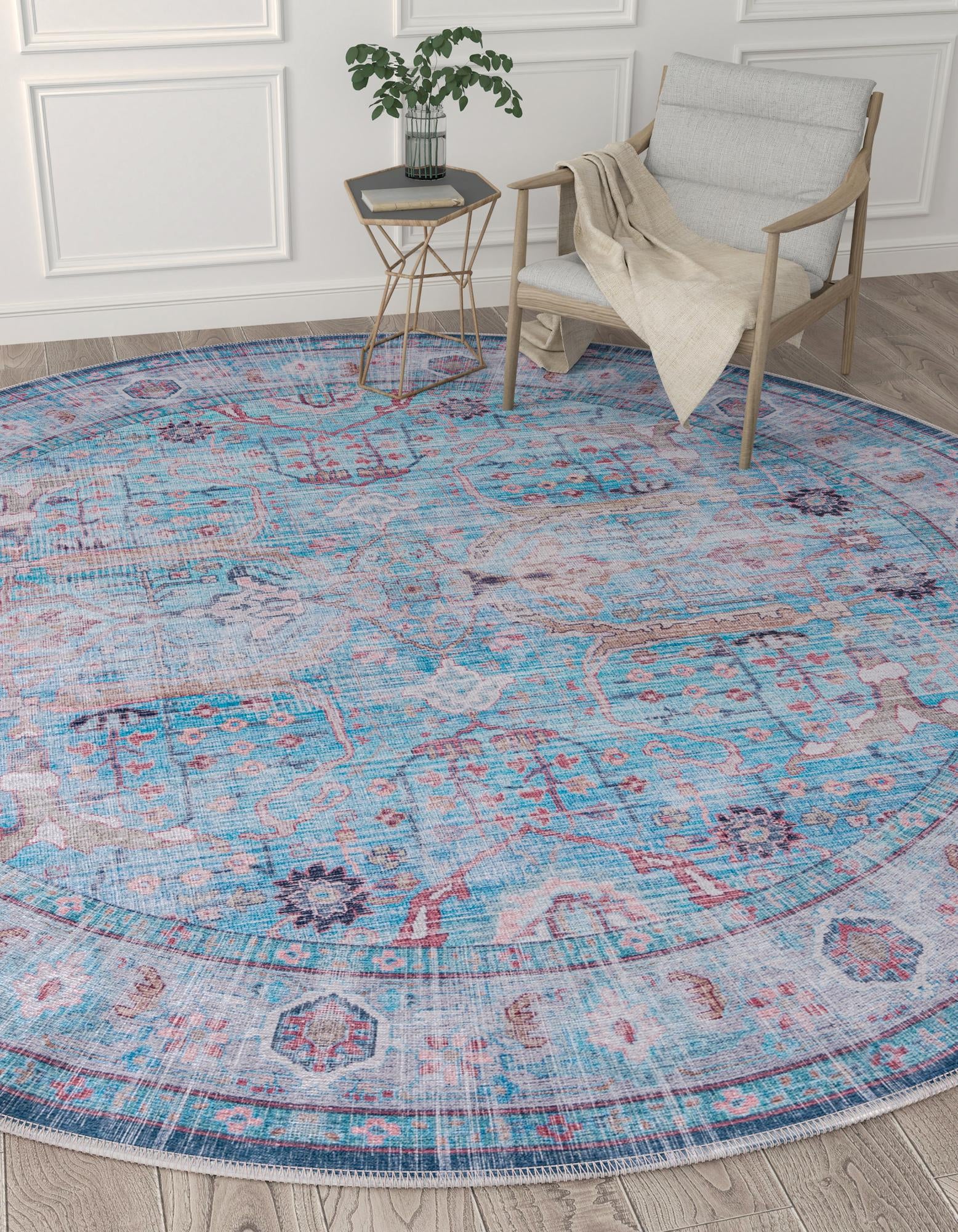6' x 6' Maahru Round Rug