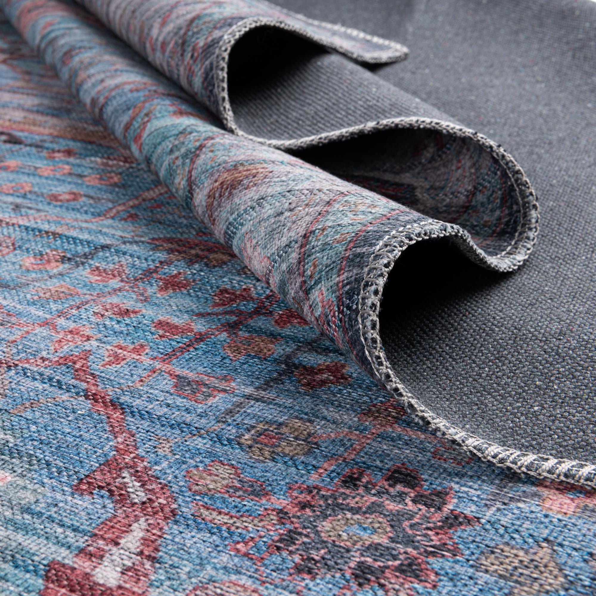 10' 6 x 10' 6 Washable Maahru Round Rug