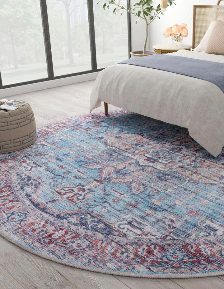 5' 3 x 5' 3 Maahru Round Rug