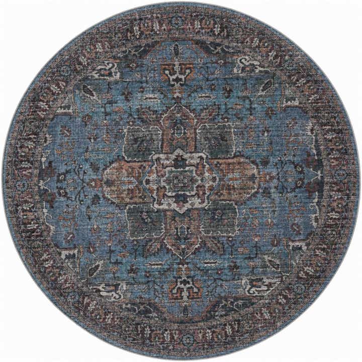 240cm x 240cm Maahru Rond Vloerkleed