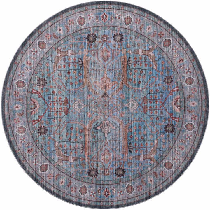 240cm x 240cm Maahru Rond Vloerkleed