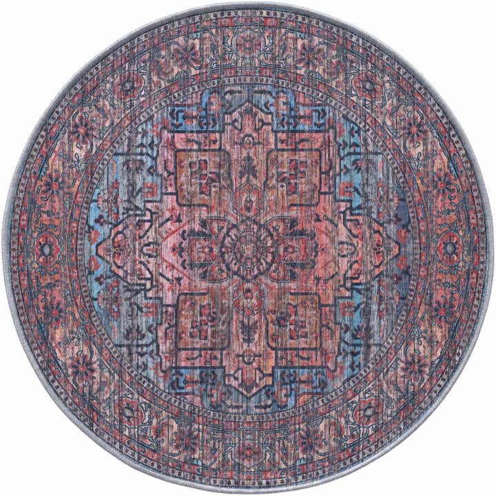 100cm x 100cm Maahru Alfombra redondo