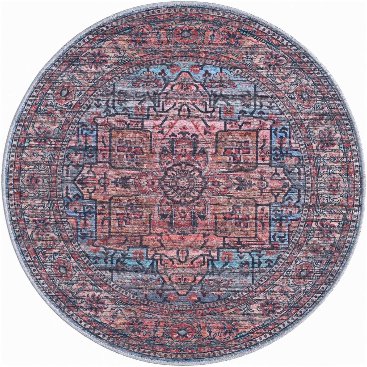 125cm x 125cm Maahru Tapis Rond