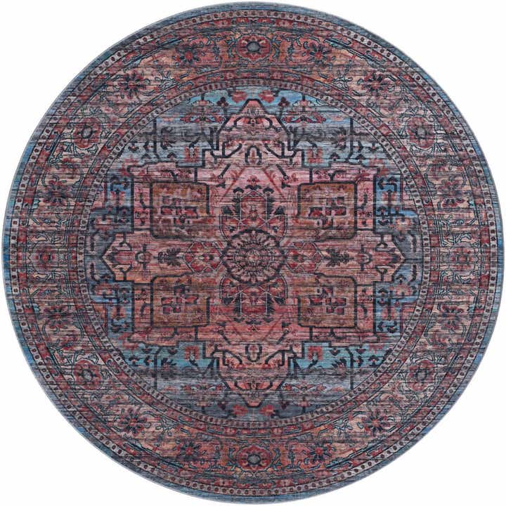 240cm x 240cm Maahru Tapis Rond