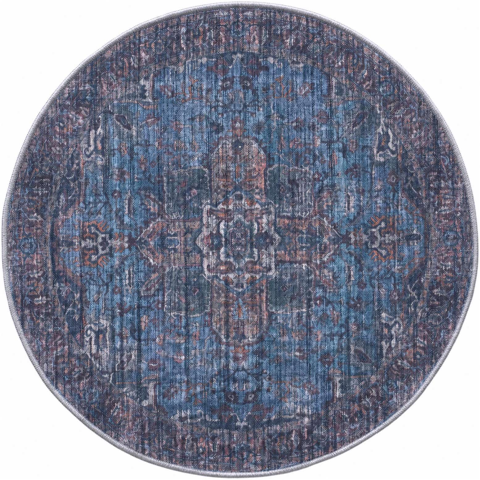 100cm x 100cm Maahru Alfombra redondo