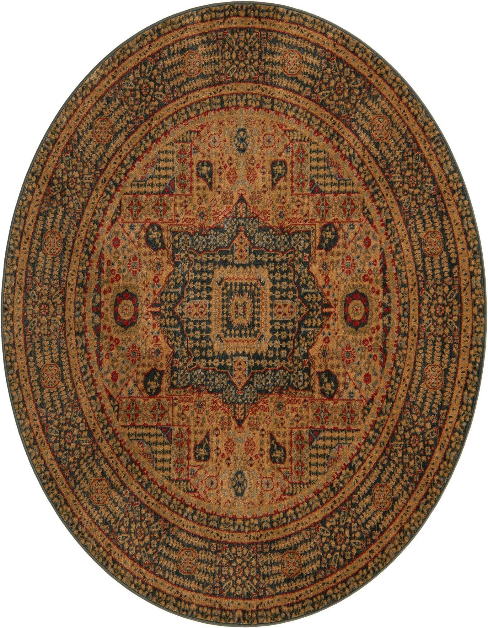 6' x 6' Mamluk Round Rug