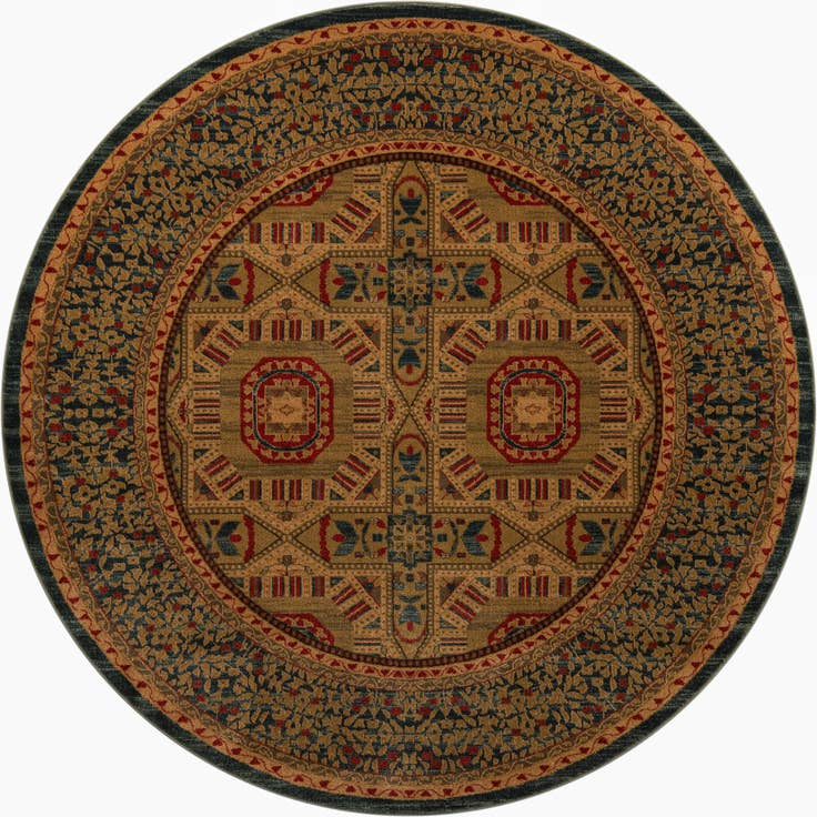 Detail image of 245cm x 245cm Mamluk Alfombra redondo