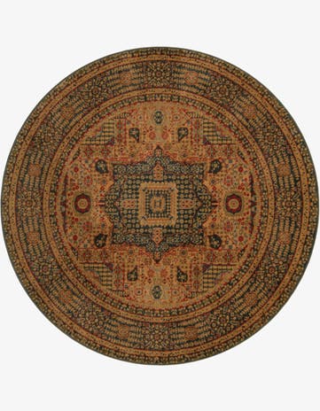 6' x 6' Mamluk Round Rug