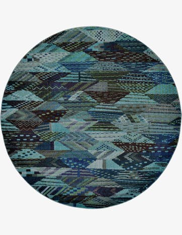 8' x 8' Washable Mesa Round Rug