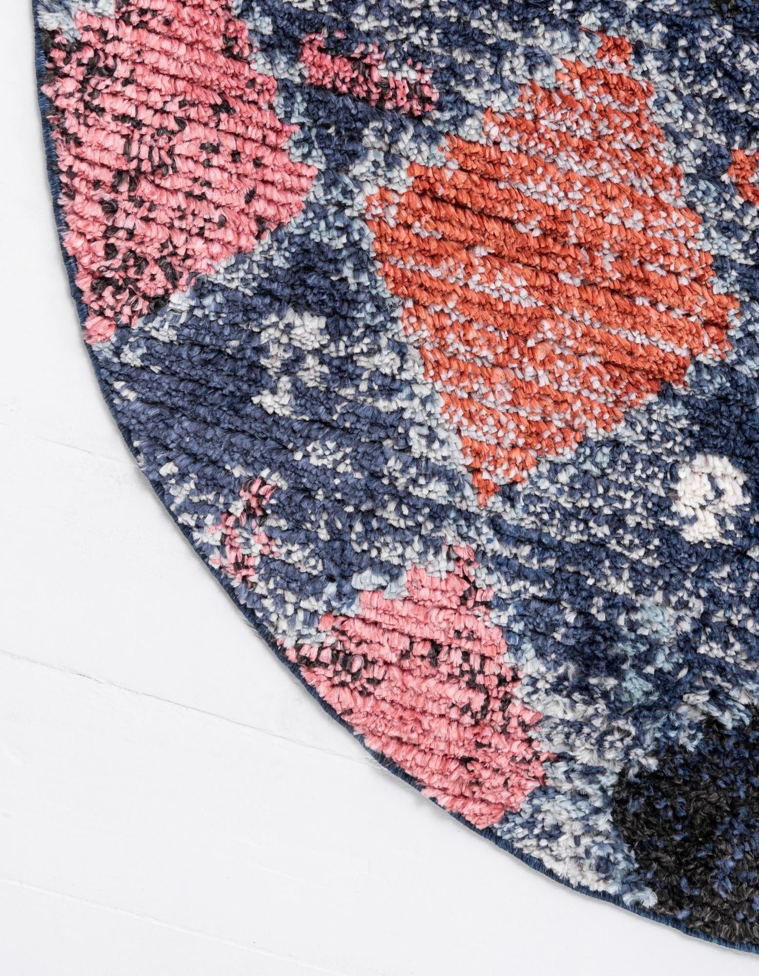 4' x 4' Morocco Round Rug