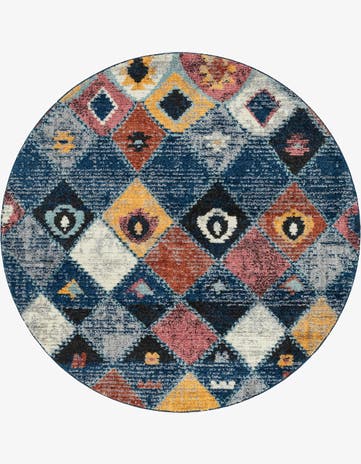 7' x 7' Morocco Round Rug