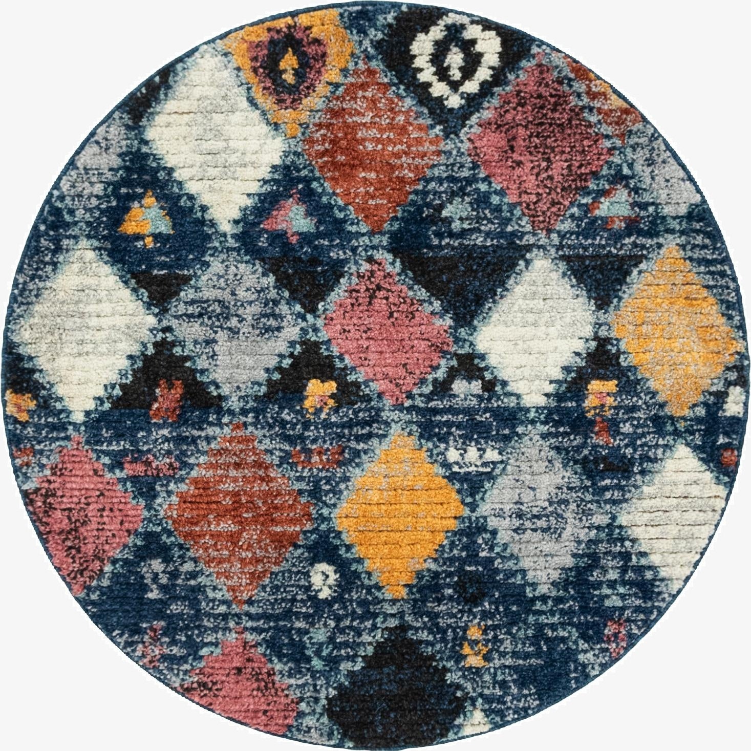 4' x 4' Morocco Round Rug