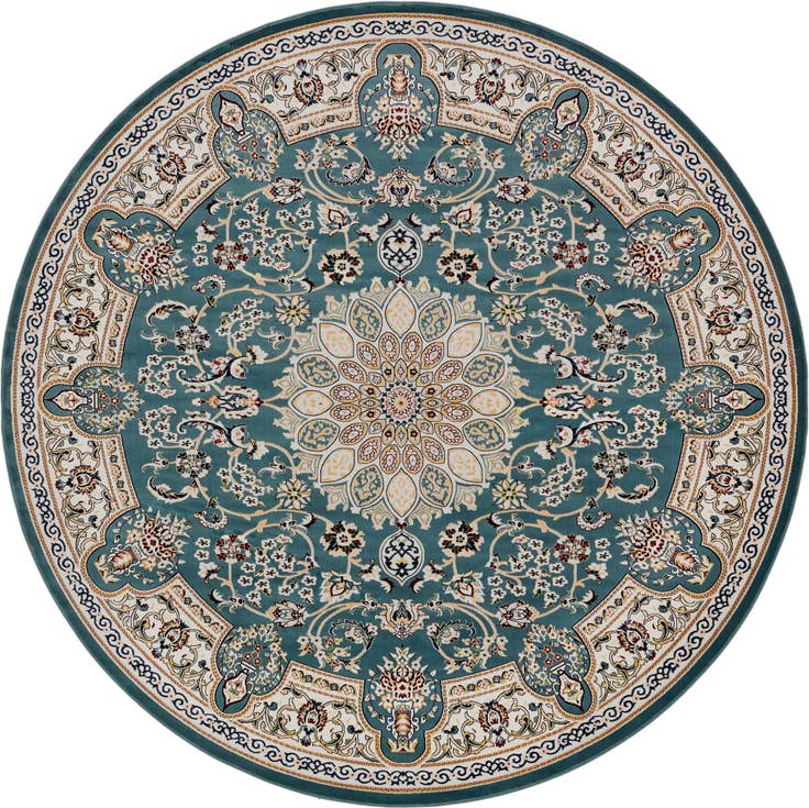 Detail image of 10' x 10' Nain Design Round Rug