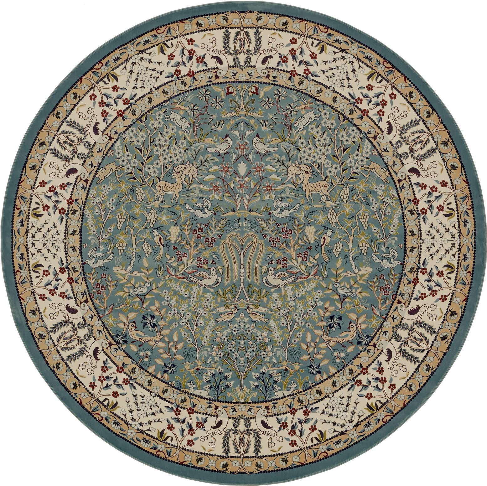 10' x 10' Nain Design Round Rug
