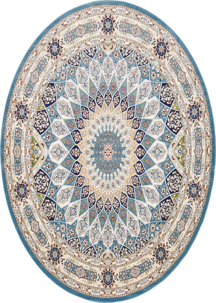 10' x 10' Nain Design Round Rug