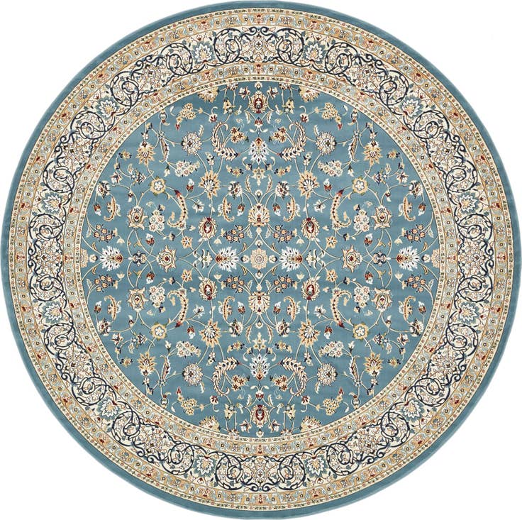 Detail image of 10' x 10' Nain Design Round Rug