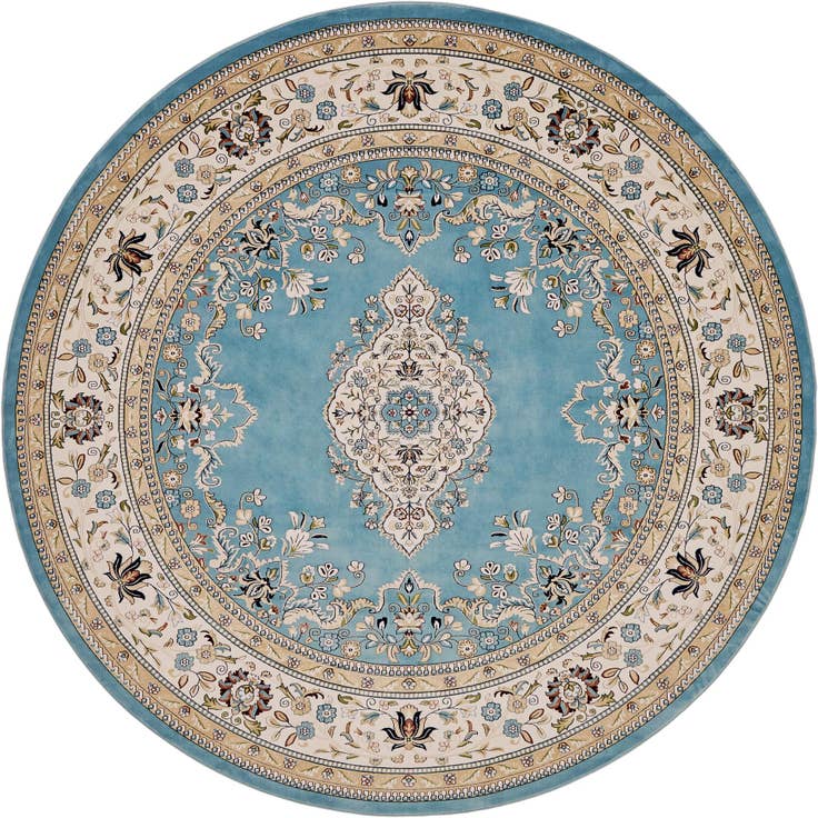 Detail image of 10' x 10' Nain Design Round Rug