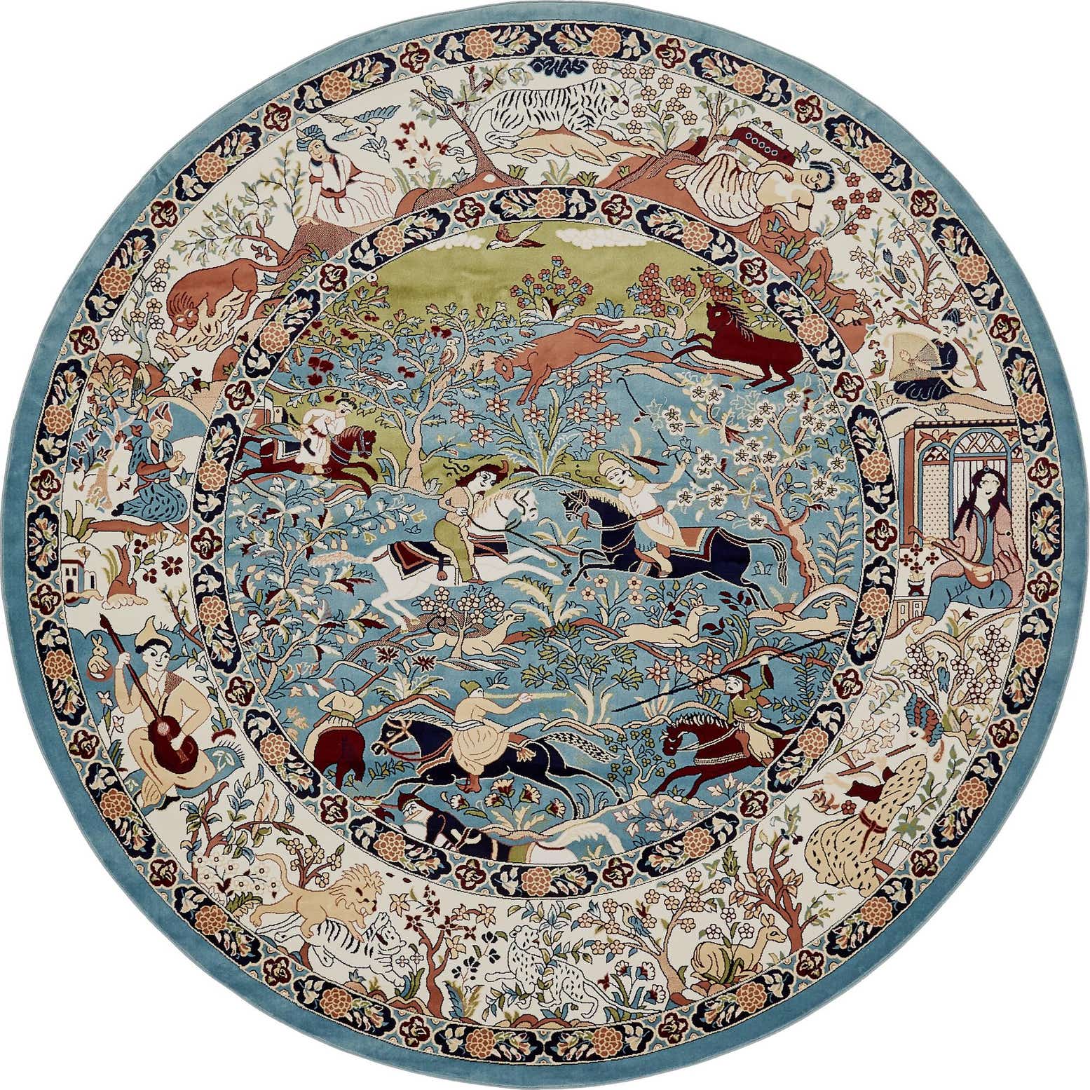 10' x 10' Nain Design Round Rug