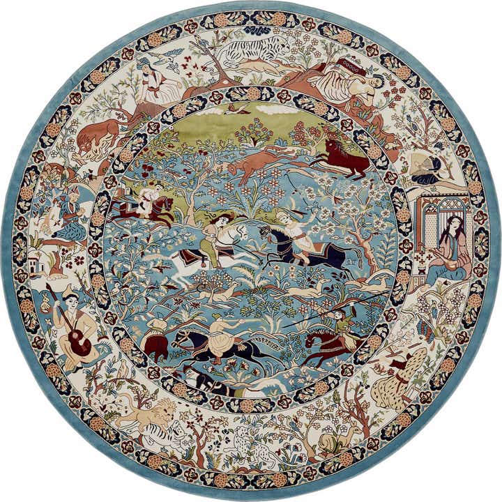 10' x 10' Nain Design Round Rug