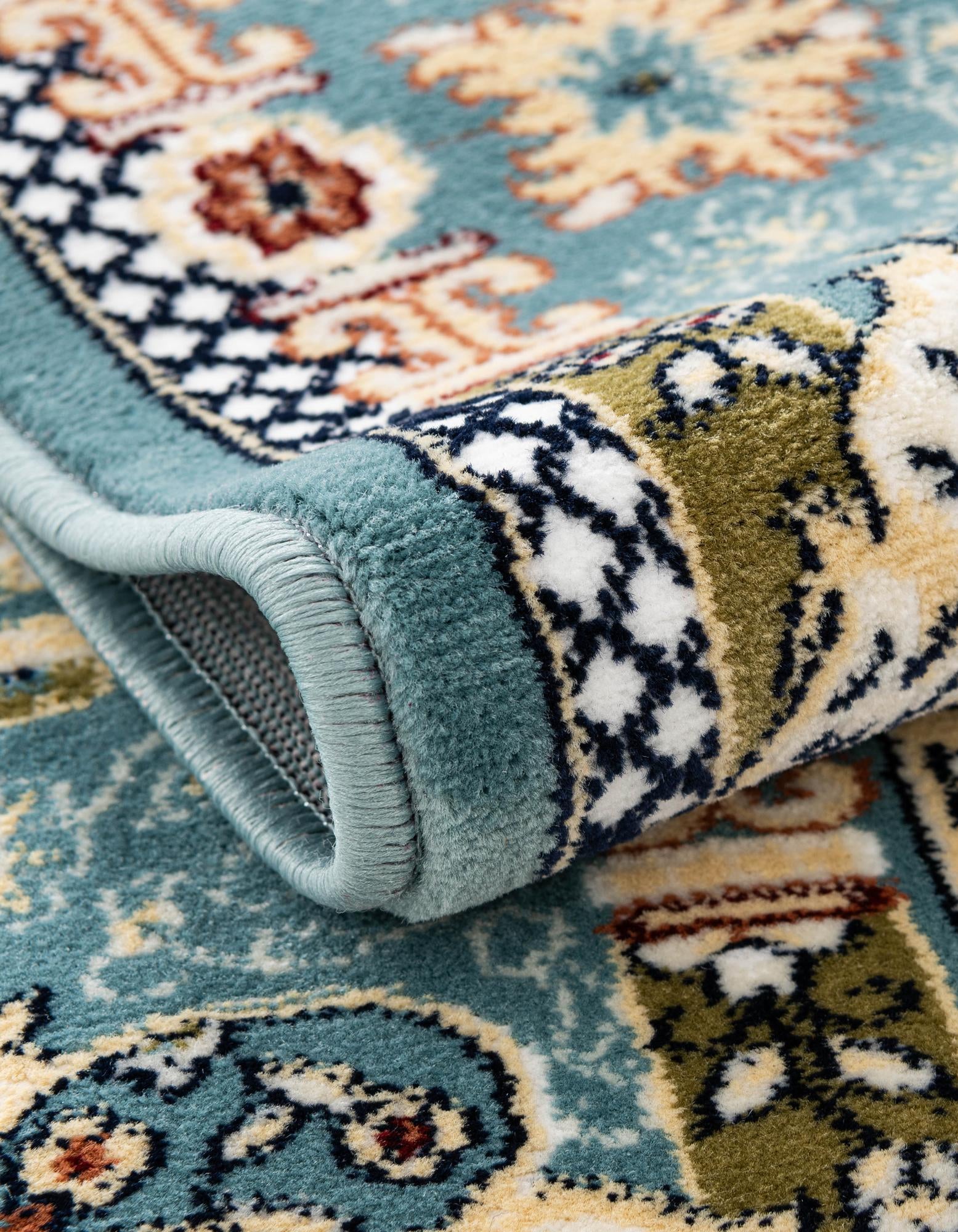 5' 3 x 5' 3 Nain Design Round Rug