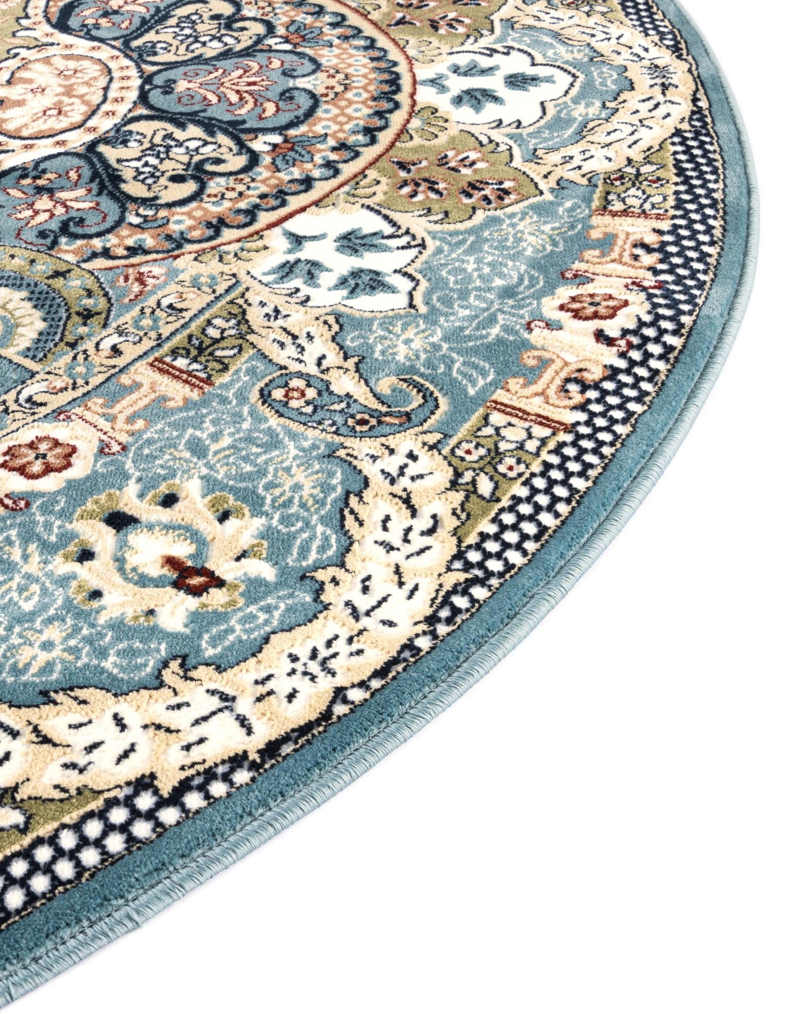 5' 3 x 5' 3 Nain Design Round Rug