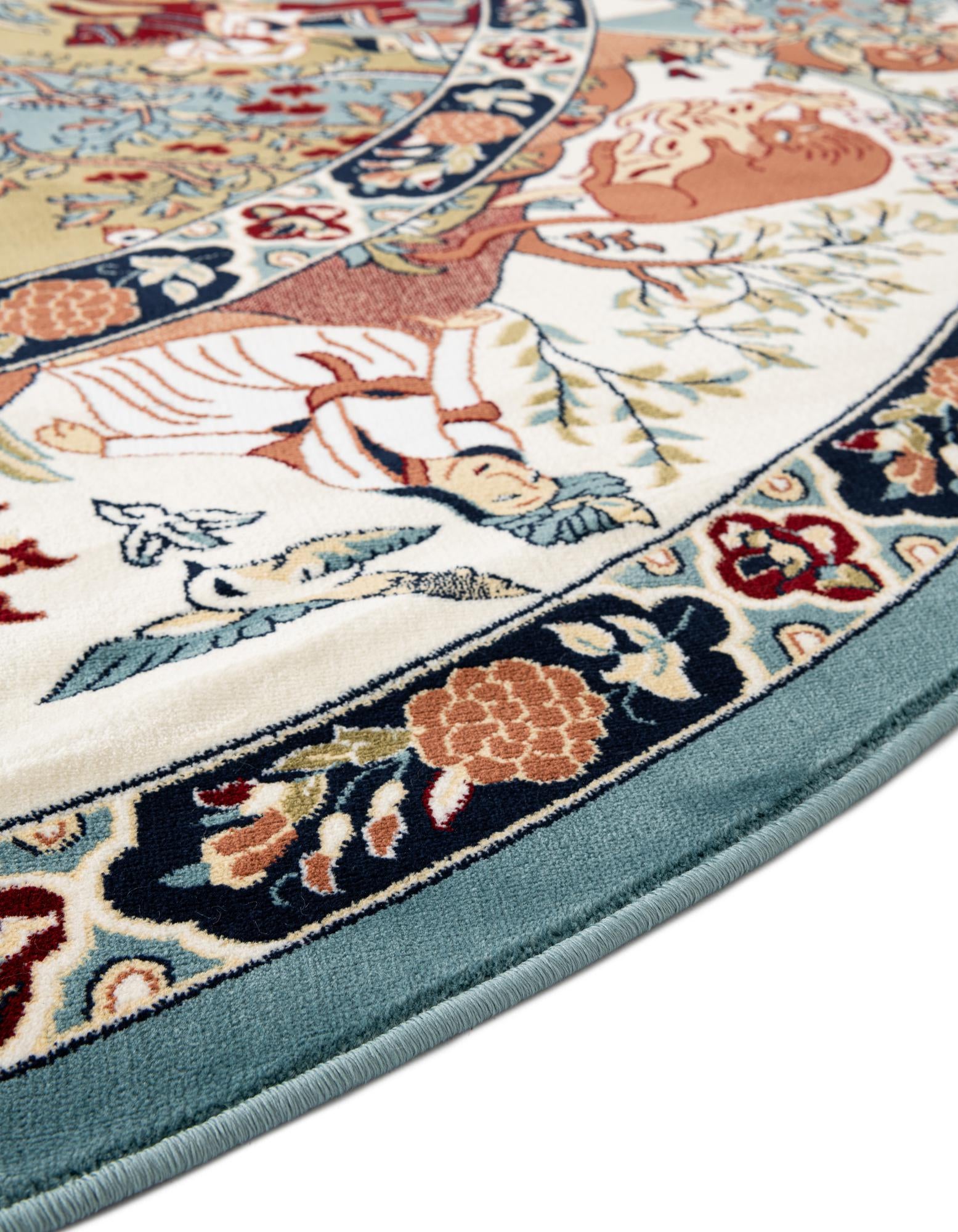 6' 1 x 6' 1 Nain Design Round Rug