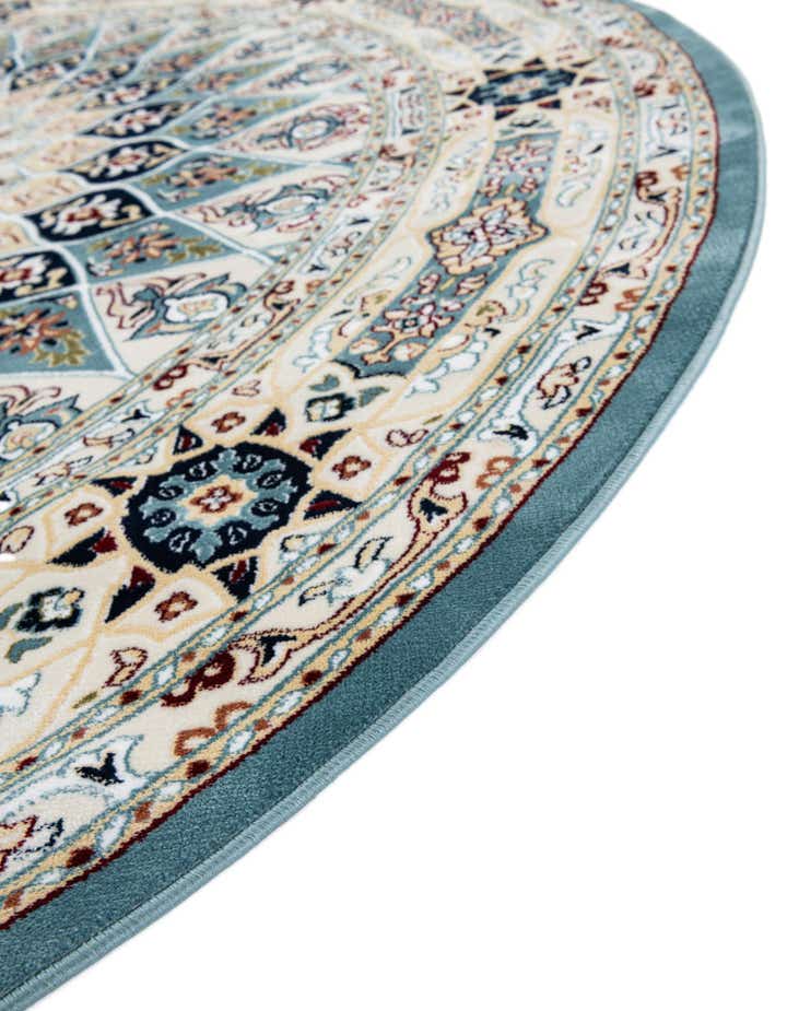7' 10 x 7' 10 Nain Design Round Rug