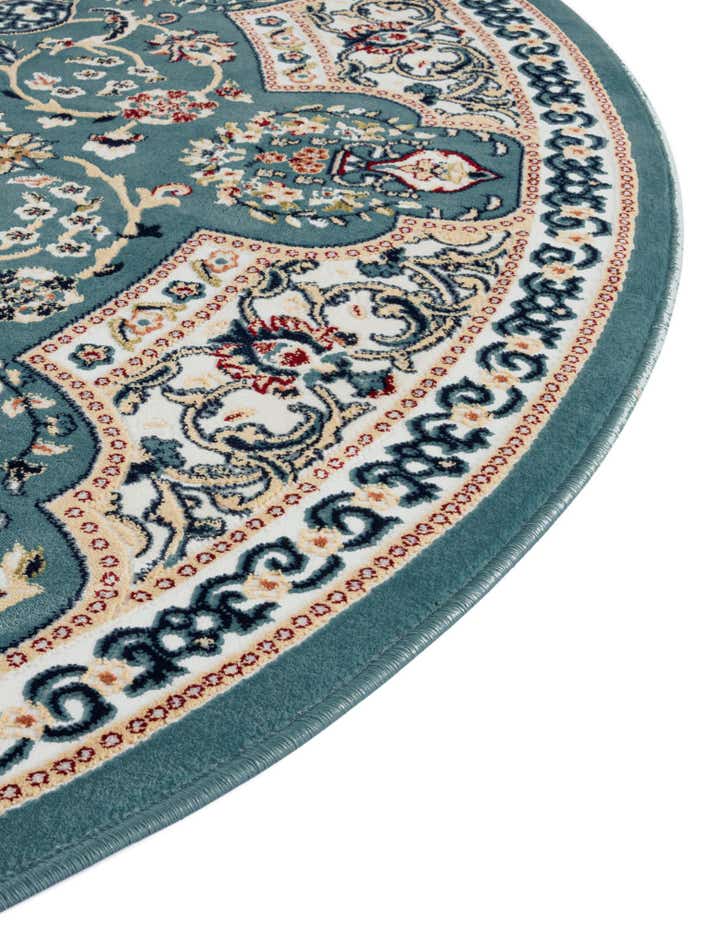 5' 3 x 5' 3 Nain Design Round Rug