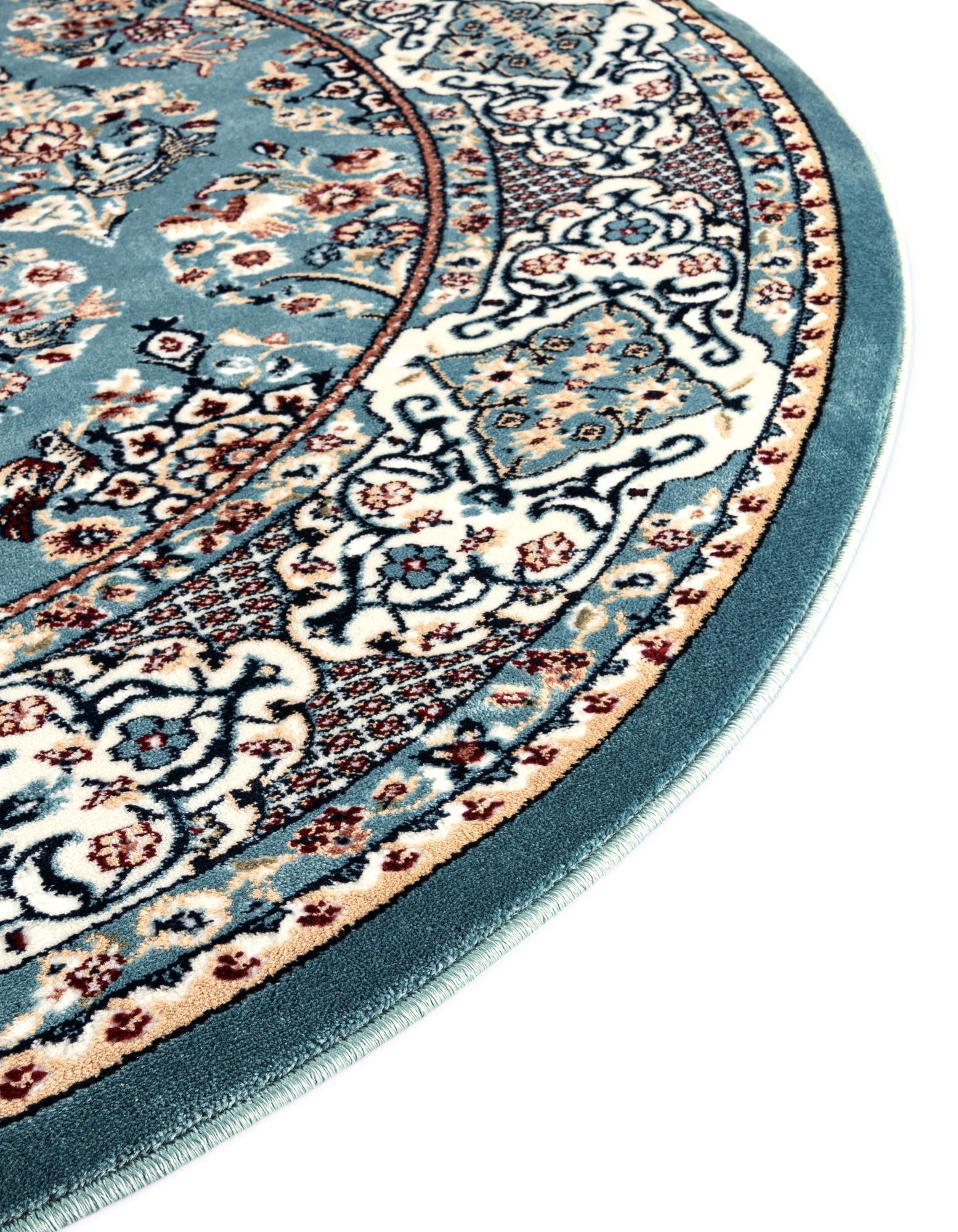 5' 3 x 5' 3 Nain Design Round Rug