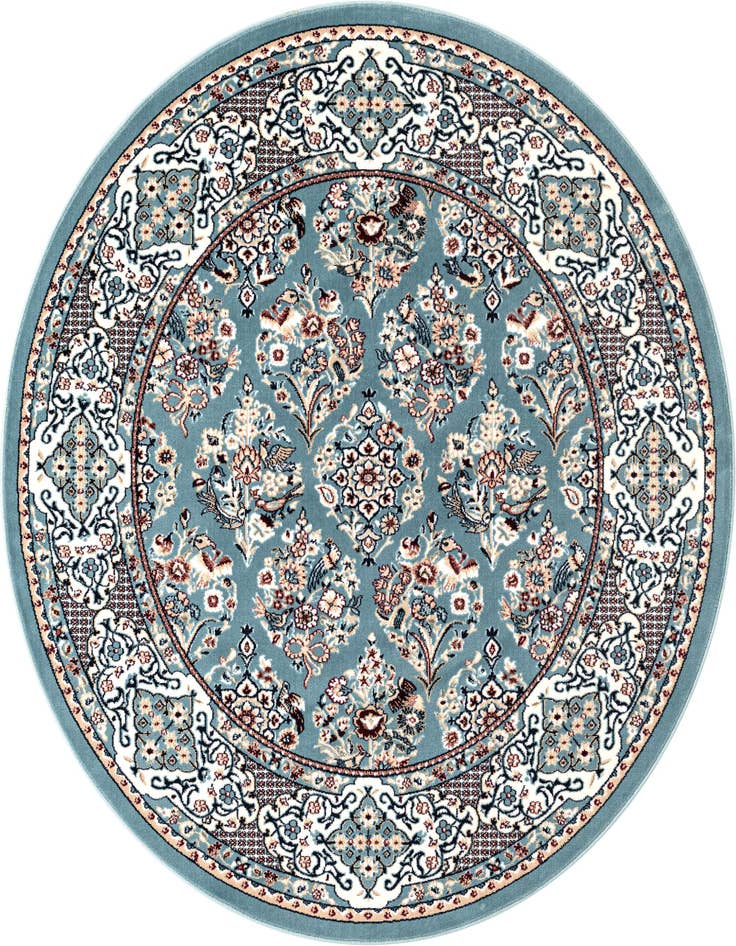 Detail image of 5' 3 x 5' 3 Nain Design Round Rug