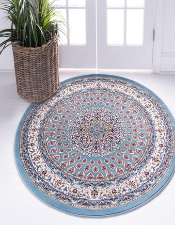 10' x 10' Nain Design Round Rug