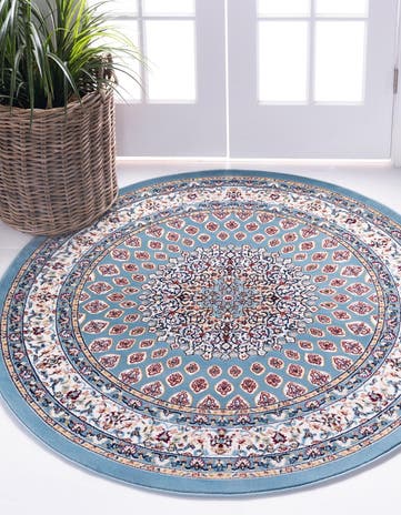 10' x 10' Nain Design Round Rug