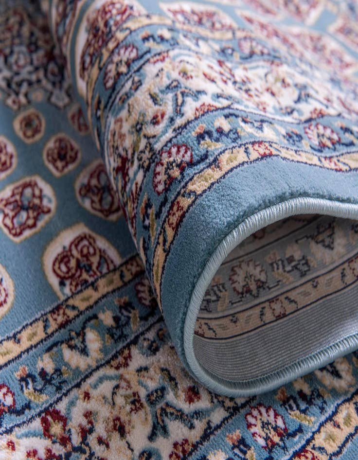 Detail image of 5' 3 x 5' 3 Nain Design Round Rug