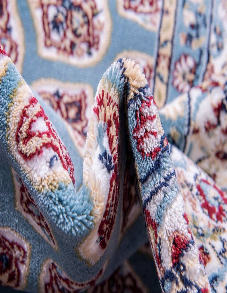 Detail image of 5' 3 x 5' 3 Nain Design Round Rug