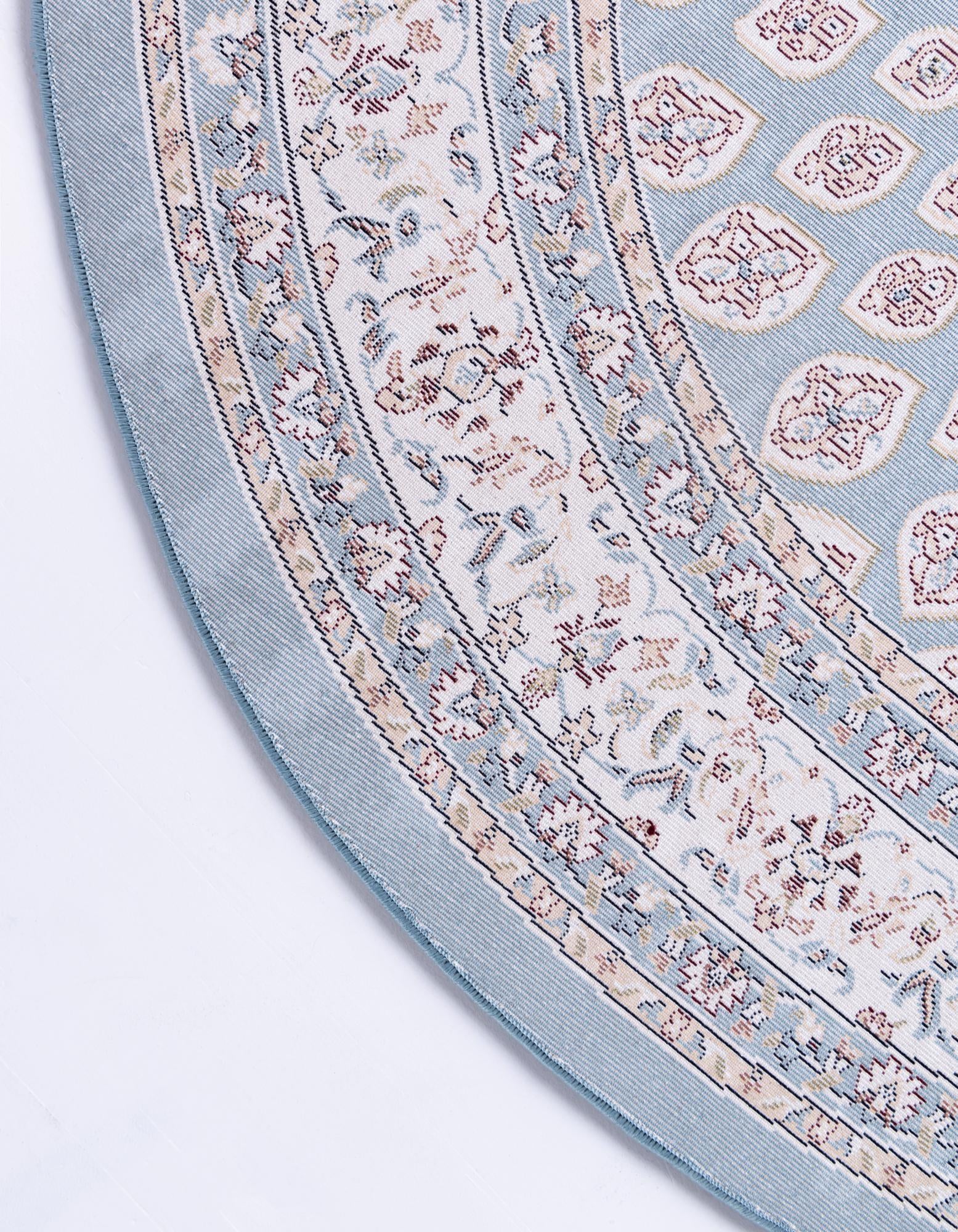 5' 3 x 5' 3 Nain Design Round Rug