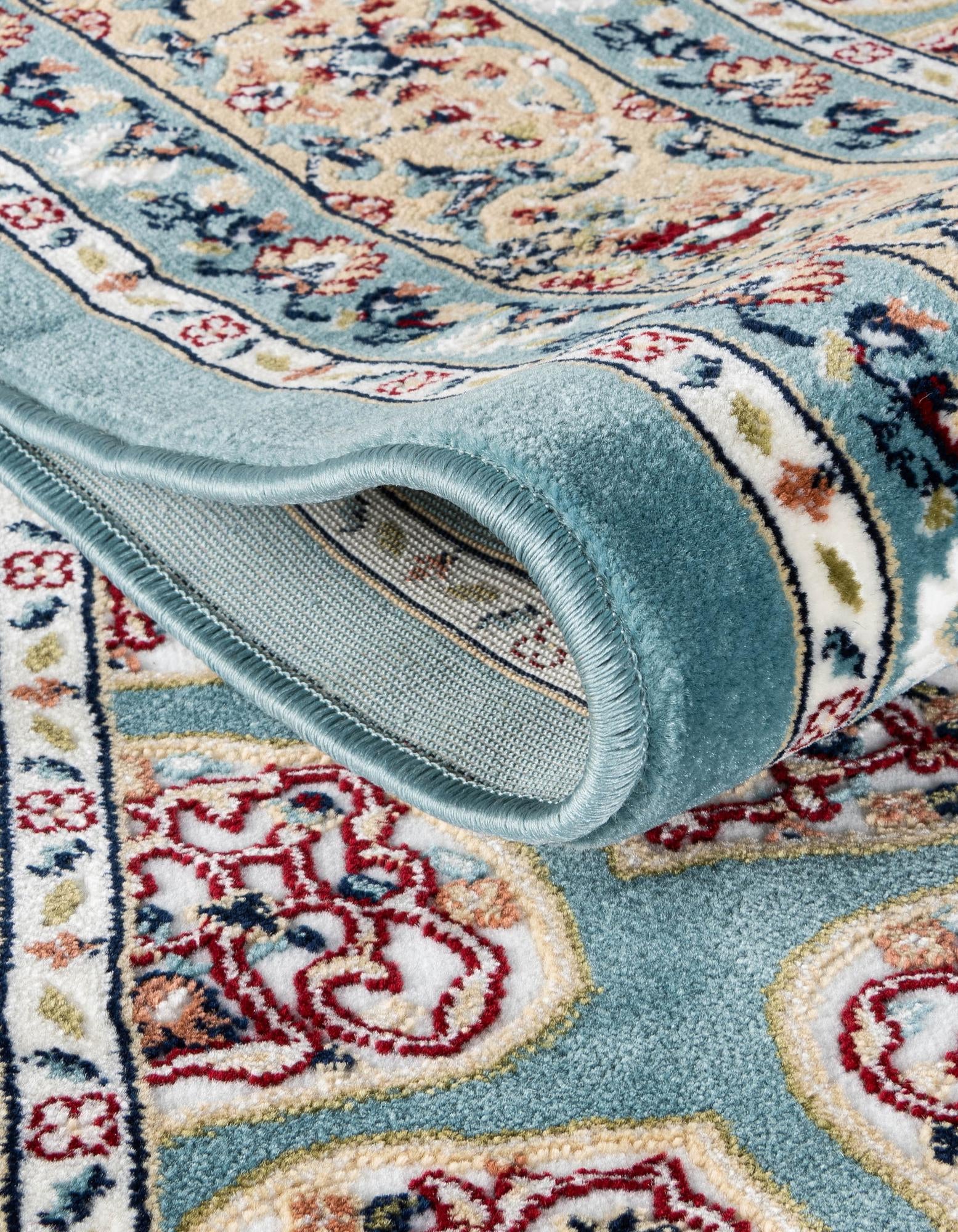 5' 3 x 5' 3 Nain Design Round Rug