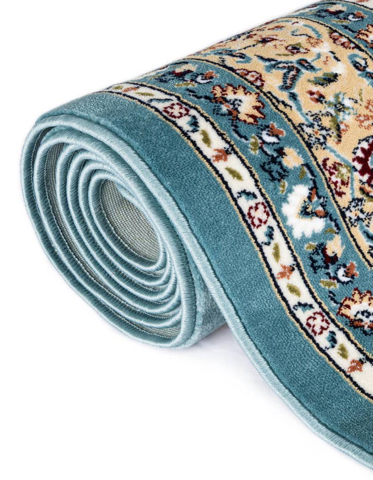 Detail image of 5' 3 x 5' 3 Nain Design Round Rug