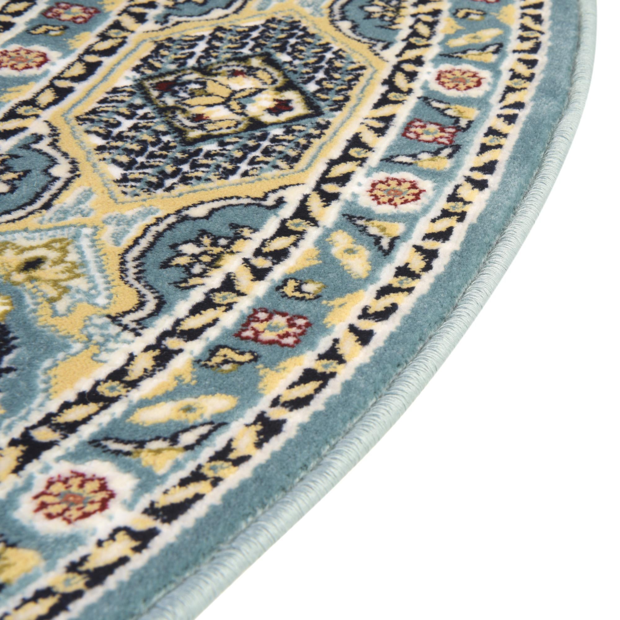 5' x 5' Nain Design Round Rug